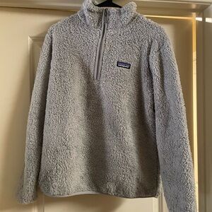 Patagonia Gray Soft Sherpa Jacket 1/4 zip